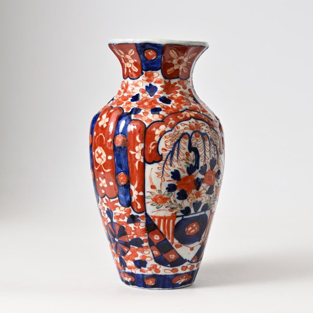 Antique Japanese Imari Porcelain Vase, 1890s For Sale - Image 6 of 11