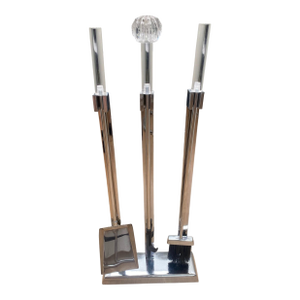 Vintage 1970s Mid-Century Modern Fireplace Tool Set