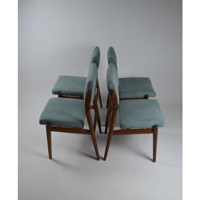 Mid-Century Teak Chairs, Set of 4 For Sale - Image 9 of 17