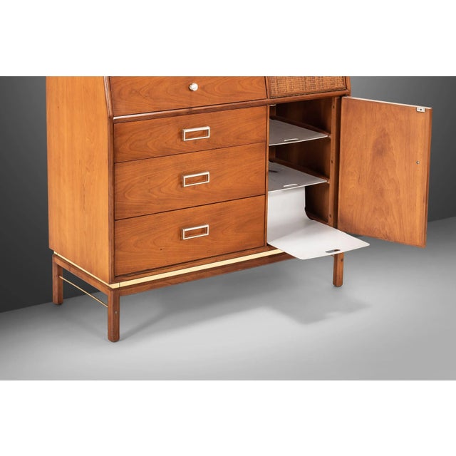 This beautiful American black walnut tall dresser is designed by Kipp Stewart for Drexel’s Sun Coast line. Classic, iconic...
