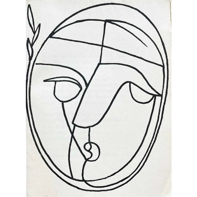 1950s Francoise Gilot Tout Dire 2 Lithograph Je Vie Toujour For Sale