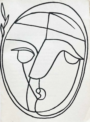 1950s Francoise Gilot Tout Dire 2 Lithograph Je Vie Toujour