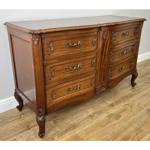 Wood Vintage French Chest of Drawers in Walnut For Sale - Image 7 of 16