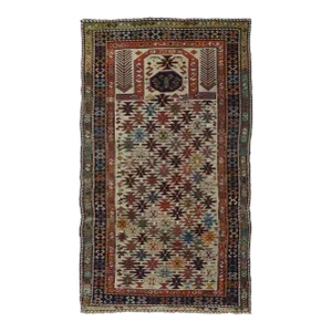 Antique Caucasian Shirvan Rug 3'1'' x 5'5''