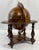 Italian Old World Zodiac Globe on Wooden Stand – Vintage Celestial Library Decor For Sale In Greensboro - Image 6 of 11