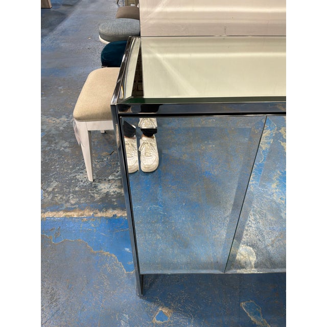 Glass Baker Luxe Collection Mode Console For Sale - Image 7 of 9