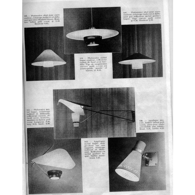Model 128 Wall Light by Jacques Biny for Luminalité, 1950s For Sale - Image 14 of 15