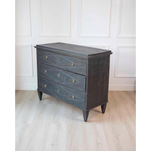 Swedish 19th Century Chest of Drawers, c.1840 For Sale - Image 4 of 8