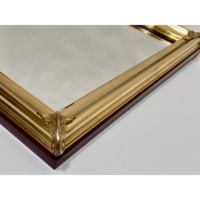 Neo-Classical Crystal Glass Wall Mirror with Brass Decor from Mariner 1893, Spain, 1970s For Sale - Image 6 of 18