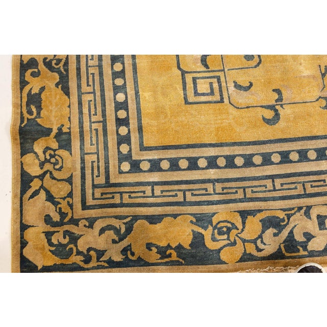 Early 20th Century Doris Leslie Blau Antique Chinese Peking Rug For Sale - Image 5 of 9