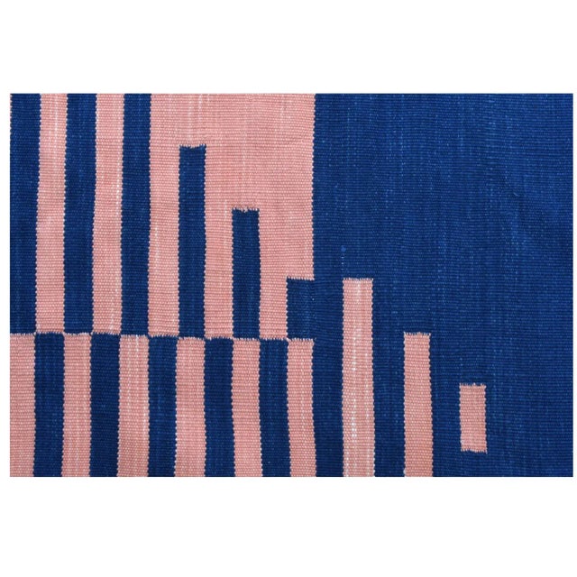 Boho Chic Roselani Rug, 5x8, Blue For Sale - Image 3 of 5