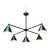 Elyccupa Modern Cone Chandelier, Matte Black For Sale