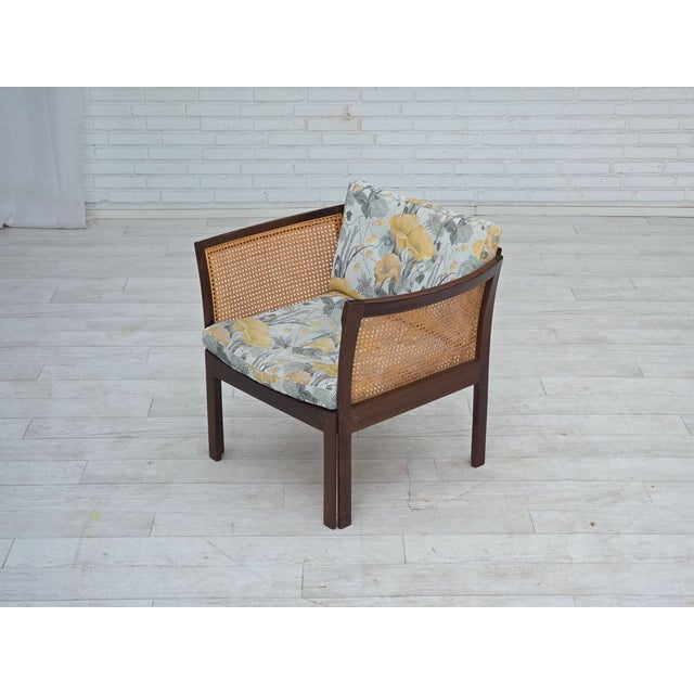 Danish Plexus Armchair in Teak and Mesh by Illum Wikkelsø for CFC Silkeborg, 1970s For Sale - Image 14 of 18