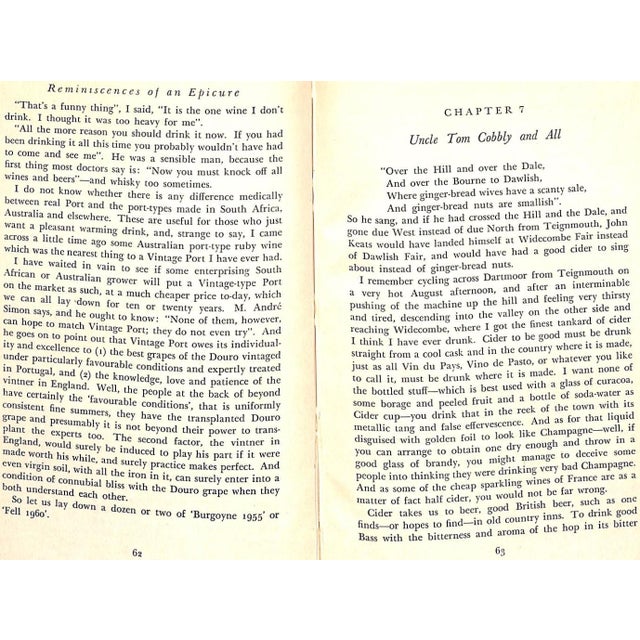1950s "Reminiscences of an Epicure" 1955 Cunynghame, Francis For Sale - Image 5 of 6