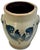 American Outstanding Large 3 Gallon Size Antique American Stoneware Jar With Extensive Blue Hand Decorated Features - Circa 1830s For Sale - Image 3 of 18