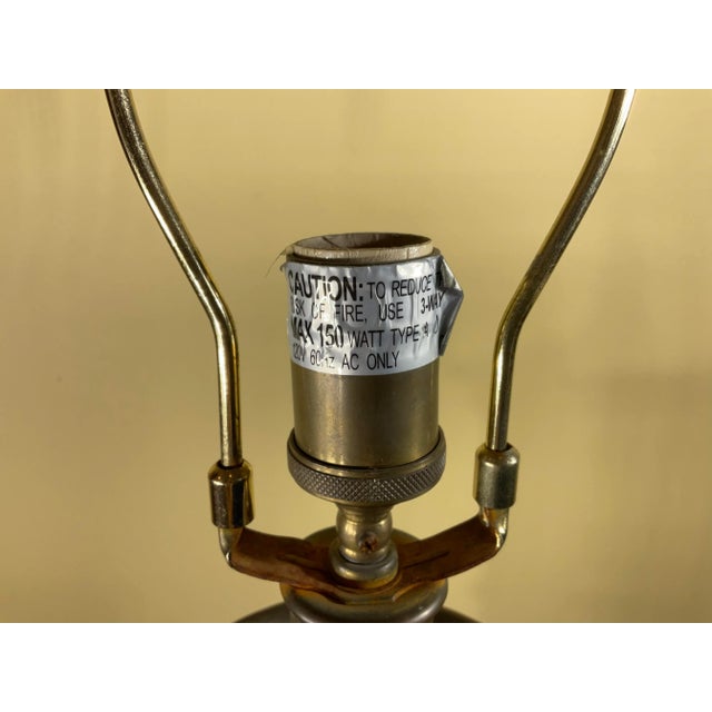 Single Brass Table Lamp by Maitland Smith For Sale - Image 12 of 13