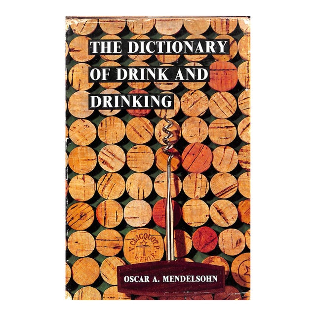 "The Dictionary of Drink and Drinking" Cocktail Book For Sale