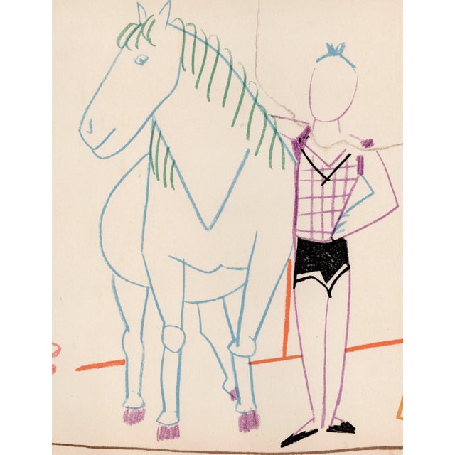 Modern Pablo Picasso, The Acrobat and the Horse, Nude, Lithograph, 1954 For Sale - Image 3 of 8