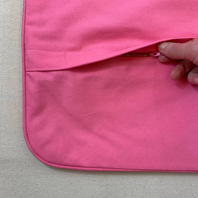 Designer Richloom Cream Green Orange Pink Botanical Floral Geometric Circle Medallion Suzani Pillow Covers- 20" Pair For Sale - Image 4 of 6