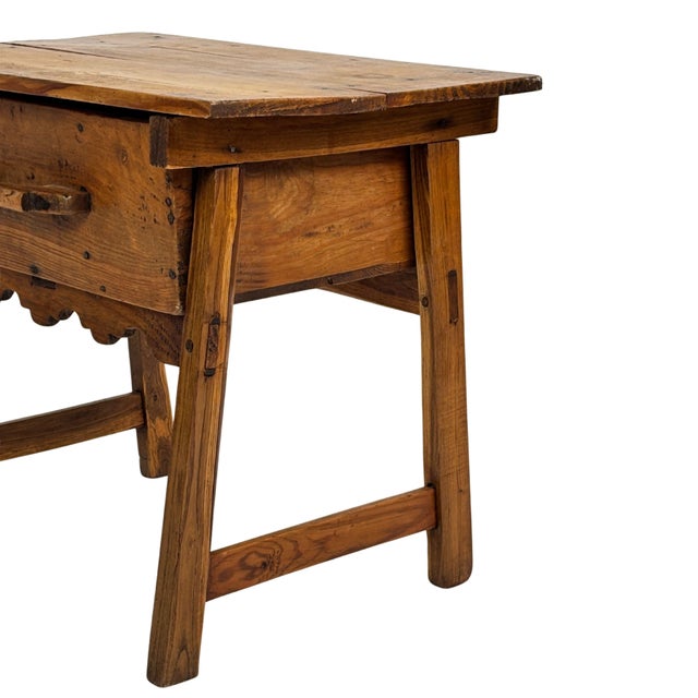 Vintage Spanish Folk Art Table, 1940s For Sale - Image 10 of 11