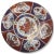 This is a gorgeous Japanese Imari platter. The platter features set of cartouches with alternating designs of plum...