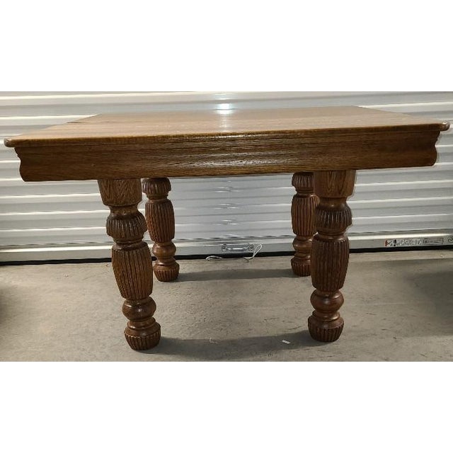 Antique QuarterSawn Oak Dining Table Chairish