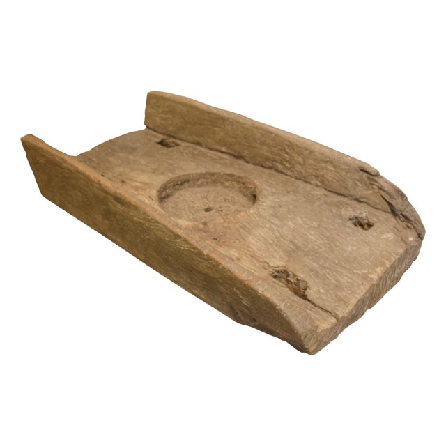 Antique Teak Wood Rice Pounder For Sale