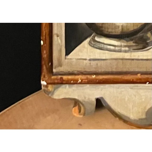 Wood Italian MCM Wall Plaque in the Manner of Fornasetti by Palladio For Sale - Image 7 of 12