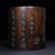 Brown Vintage Chinese Carved Rosewood "Crane & Pine" Brush Pot With Poem For Sale - Image 8 of 10