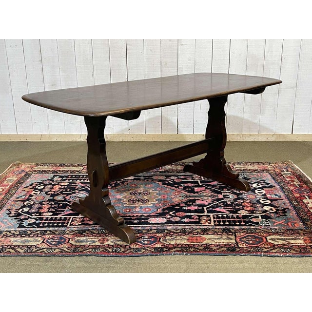 Elm Table from Ercol, 1970s For Sale - Image 3 of 12