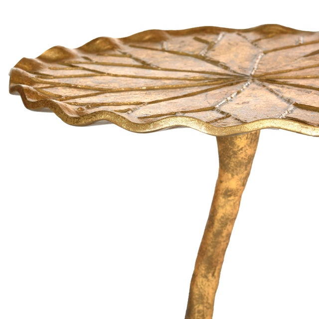 2020s Morris Side Table in Gold For Sale - Image 5 of 7