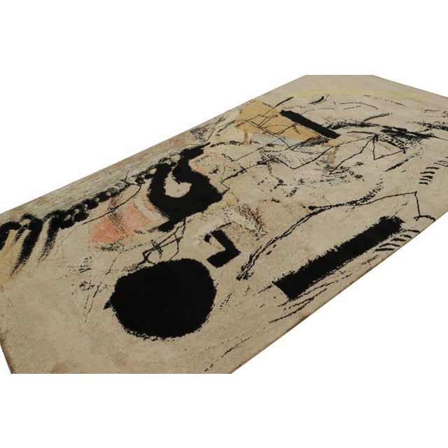 Rug & Kilim Rug & Kilim’s “Bell and Chime” Abstract Rug by Arthur Lanyon For Sale - Image 4 of 8