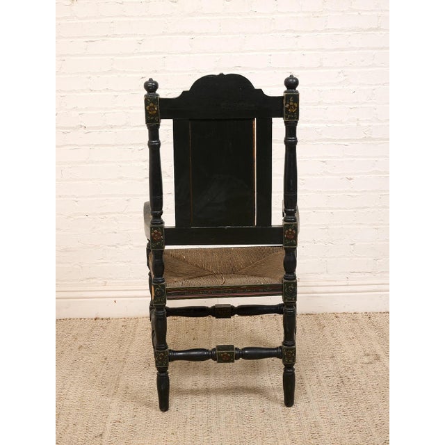 19th Century Antique American Hand-Painted Chair For Sale - Image 10 of 12