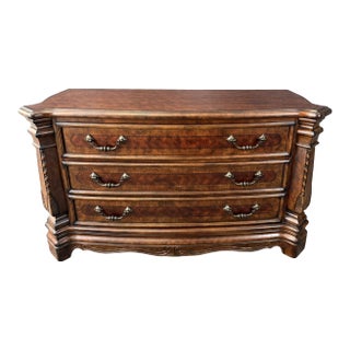 Michael Amini Windsor Court Three Drawer Low Dresser For Sale