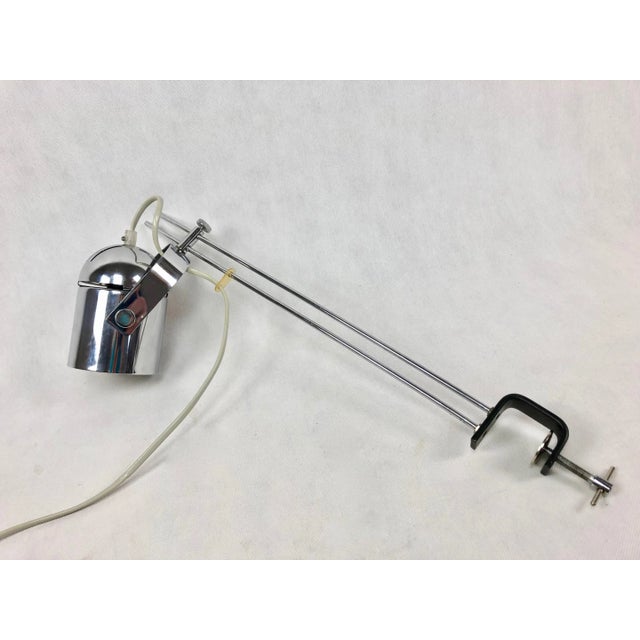 Metal Mid-Century Adjustable Table Lamp by Stanislav Indra for Lidokov, 1970s For Sale - Image 7 of 10