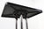 Art Deco Pedestal Table with Chrome Columns and Black Lacquered Base, France, 1920s For Sale - Image 10 of 13
