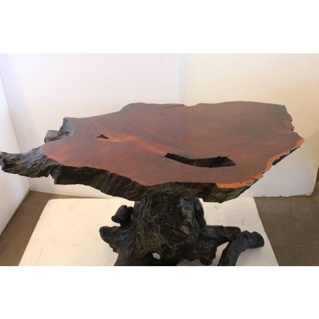 Redwood Tree Trunk Root Table Chairish