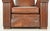 Mid 20th Century Pair of Vintage Tank Art Deco Leather Club Chairs For Sale - Image 5 of 10