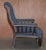 Victorian Hardwood Blue Armchair For Sale - Image 6 of 11