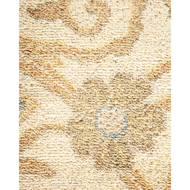 Traditional Eclectic, One-of-a-Kind Hand-Knotted Area Rug in Ivory, 9' 2" x 12' 8" For Sale - Image 3 of 8