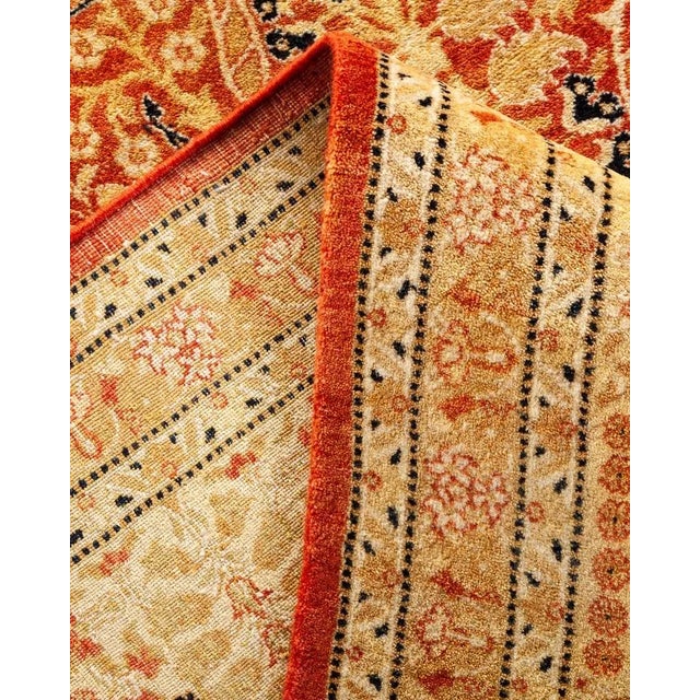 Mogul, One-of-a-Kind Hand-Knotted Area Rug in Orange, 8' 2" x 10' 7" For Sale In New York - Image 6 of 8