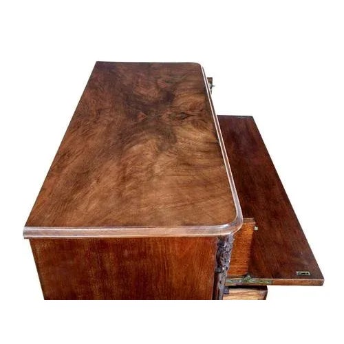 19th Century Burr Walnut Chest of Drawers For Sale - Image 5 of 11