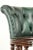 Chesterfield Office Chair in Green Flamed Cowhide Leather For Sale - Image 11 of 14