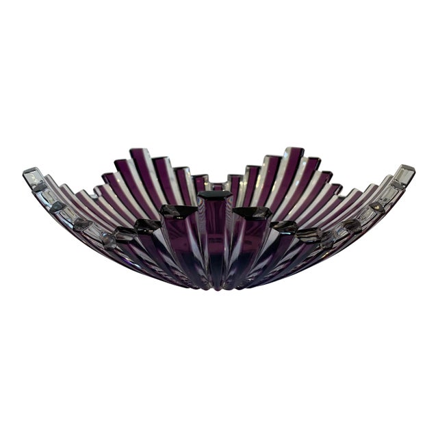 Postmodern Amethyst Bowl Dish For Sale