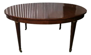 Vintage Baker Furniture Oval Dining Table