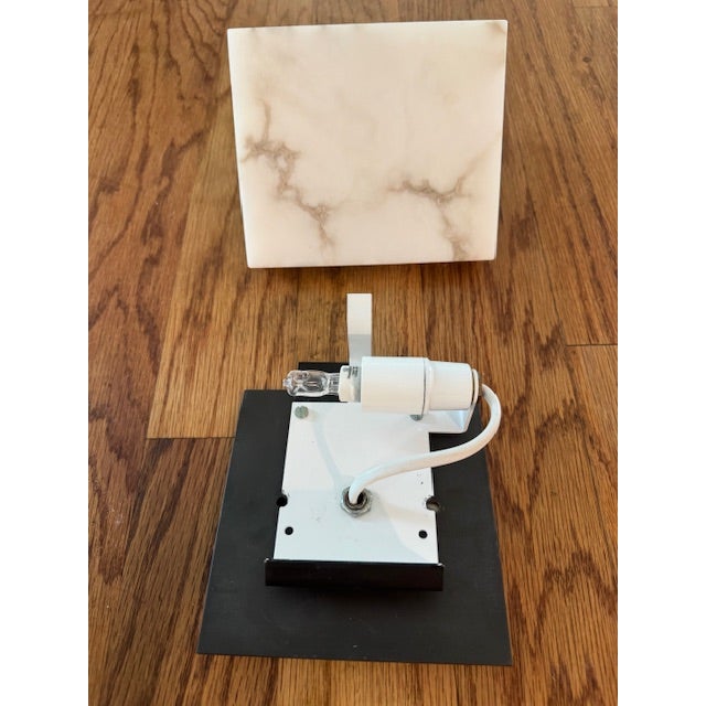 Art Deco Pierre Chareau Simple Sloping Block Sconce 1 For Sale - Image 3 of 4