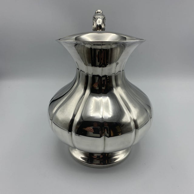 Sheffield Silver Plated Pitcher With Ice Stop For Sale In Sacramento - Image 6 of 10