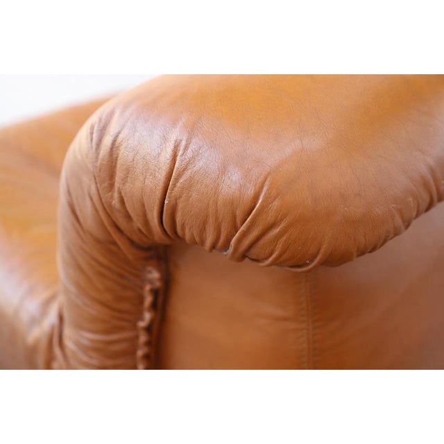 Vintage Italian Giusy Lounge Chairs in Leather from Neoflex, 1970s, Set of 2 For Sale - Image 11 of 12