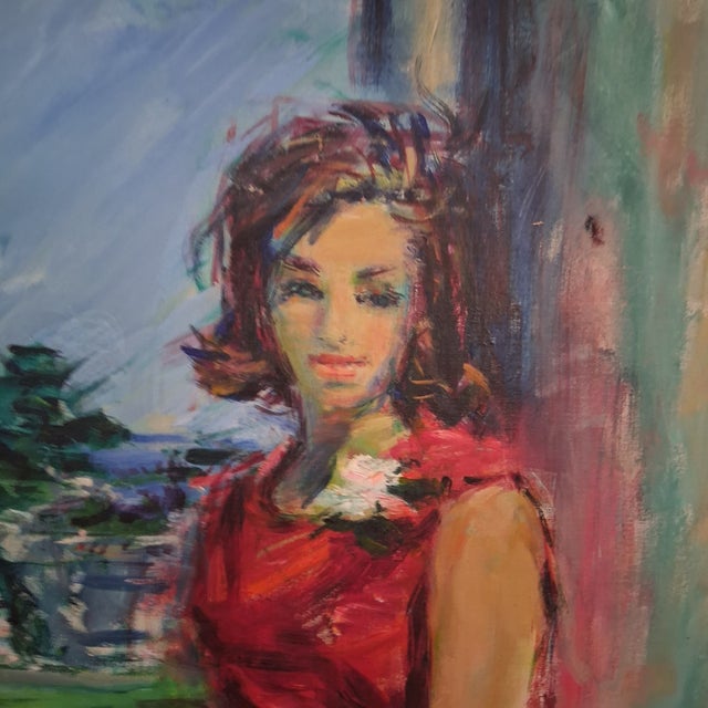 This marvelous painting entitled "With Gwen at San Francisco" has an unusual history. The painting was a commissioned work...