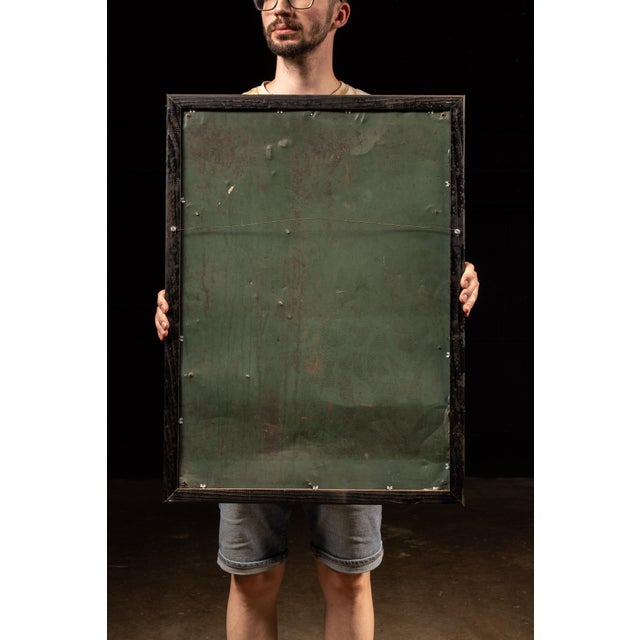 American Framed Pre-Prohibition "Driving Club" Rye Whiskey Tin Litho Sign For Sale - Image 3 of 7